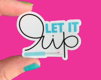 Let It Rip | Sewing Sticker | Decal