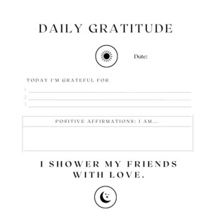 Gratitude Journal Template Canva KDP Editable Printable Interior