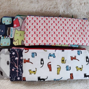 Upcycling pencil case / pen case / glasses case / pencil case / mini bag