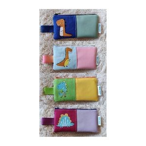 Pencil case / pencil case / glasses case / pencil case / mini bag &quot;Dinosaurs&quot;