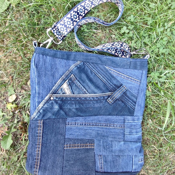 Upcycling Jeans Tasche