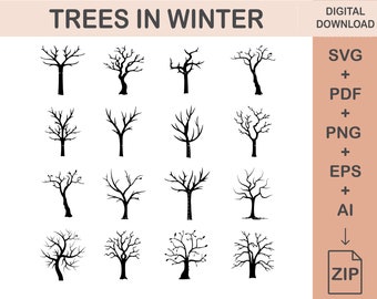 Download Winter Bare Trees Etsy