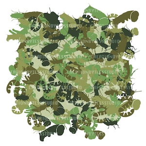 Bearded Dragon Art - Bug Camo