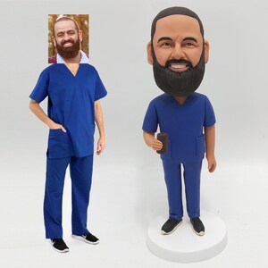 Personalized bobbleheads, Personalized gifts for him, Romantic bobbleheads for husband, Best bobblehead gifts for wedding anniversary