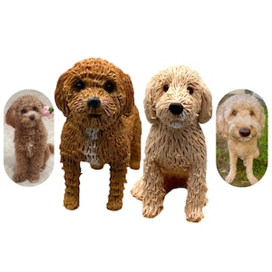 Adornos para tartas de mascotas personalizados, estatuas para tartas de boda, cumpleaños de perros, aniversarios de mascotas, estatuas de gatos, regalos para amantes de los perros, esculturas de arcilla para perros