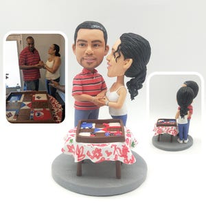 Custom bobbleheads, custom 3D statues, custom couple bobbleheads, bobbleheads for couples, anniversary gifts for him/her, birthday gifts
