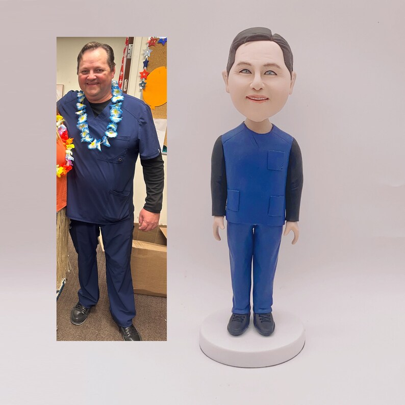 Custom Bobbleheads Custom Men's Bobbleheads Birthday Etsy