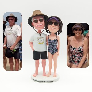 Muñecos cabezones personalizados para parejas, regalos de boda personalizados para parejas, regalos de aniversario para parejas, muñecos cabezones para bodas, regalos de cumpleaños