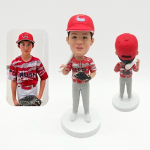 Personalized Bobbleheads, Custom Baseball Bobbleheads - Personalized Athlete Gifts, Unique Baseball Memorabilia for Dad or Boss!