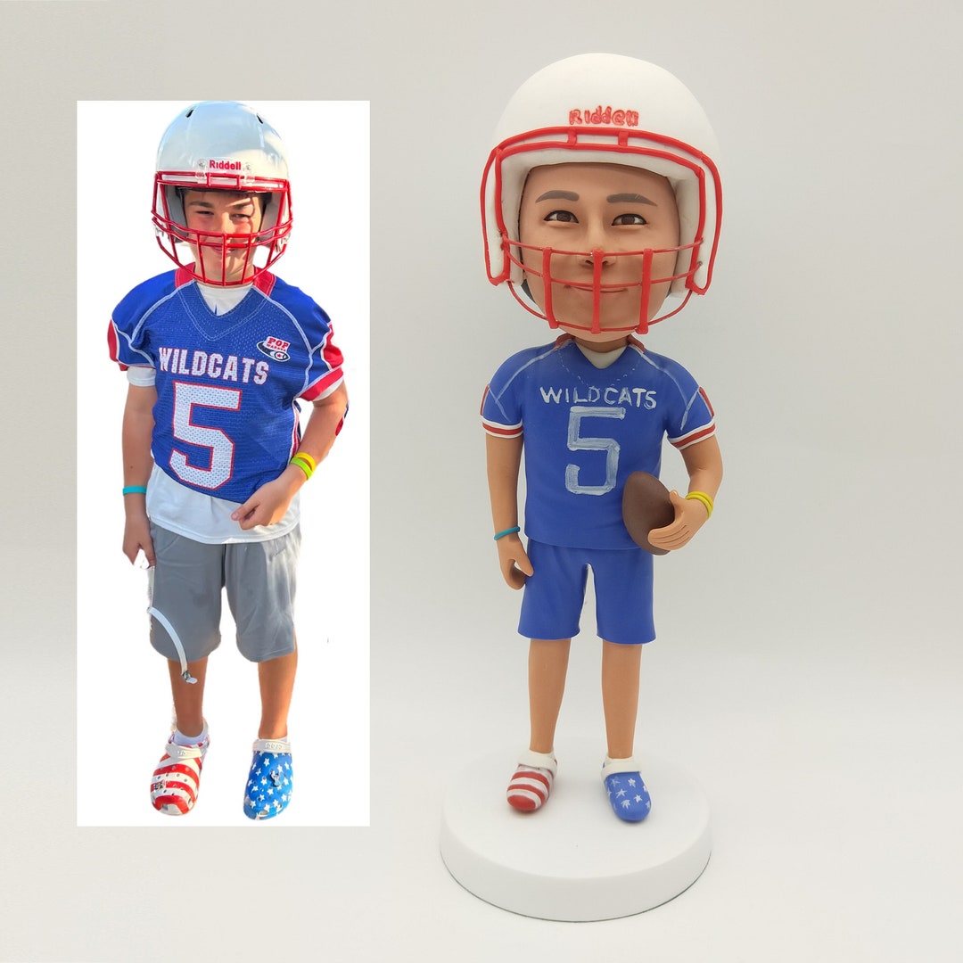 Customized Bobbleheads, Rugby Player Bobblehead Gifts, Customized