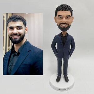 Personalized bobbleheads, Personalized gifts for him, Romantic bobbleheads for husband, Best bobblehead gifts for wedding anniversary