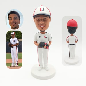 Personalized Custom Bobbleheads, Custom Baseball Bobbleheads, Personalized Baseball Gifts, Memorial Gifts for Young Baseball Players