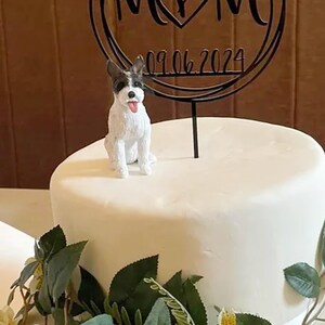 Custom Pet Birthday Cake Topper, Personalised Pet Wedding Cake Topper, Cake Topper, Dog Birthday Statue, Pet Birthday,Custom Pet Cake Topper