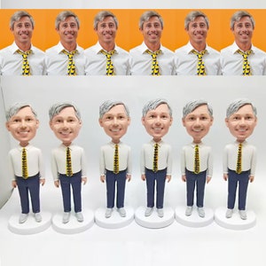 Personalised bobbleheads, custom bobbleheads, customise your own bobbleheads, unique gifts, gifts for him, birthday bobbleheads