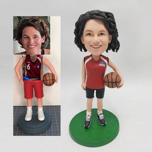 Personalized custom bobbleheads, custom 3D statues, gifts for sports fans, bobblehead birthday gifts, best player gifts