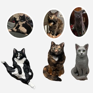 Personalized custom cat wedding cake decorations, pet statues, pet birthdays, cat birthdays, dog birthdays, custom cat pet cake decorations