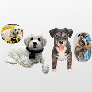 Adorno para tarta de boda personalizado con forma de perro, adorno para tarta de mascota, adorno para tarta de gato, aniversario de mascota, estatua de perro, cumpleaños de mascota, cumpleaños de perro
