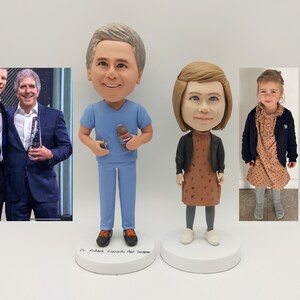 Custom Man Bobbleheads, Personalized Romantic Gifts For Him, Custom Husband Bobbleheads, Custom Figurines Anniversary Gifts For Him