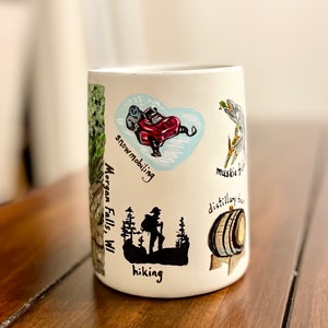 Custom Hand Painted Personality Mug – Personalized Coffee Mug, Unique Gift for Friends, Family, or Clients