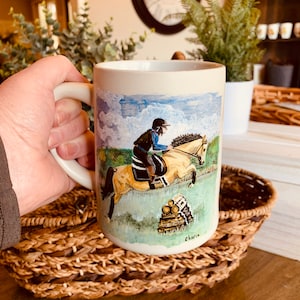 Custom Handpainted Mug Hand Painted  custom gift for him for her custom mug made to order personalized mug birthday wedding Christmas