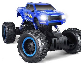 DOUBLE E 1:12 Scale RC Car 4wd Rock Crawler Dual Motors Rechargeable RC Truck