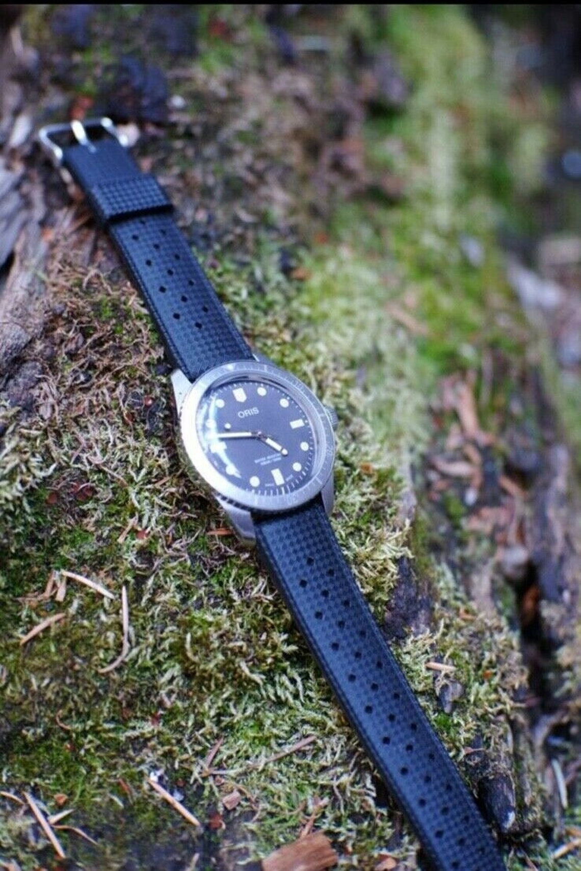 Tropic Watch Strap 20mm Vintage Vibes Tropical Dive Watch Etsy