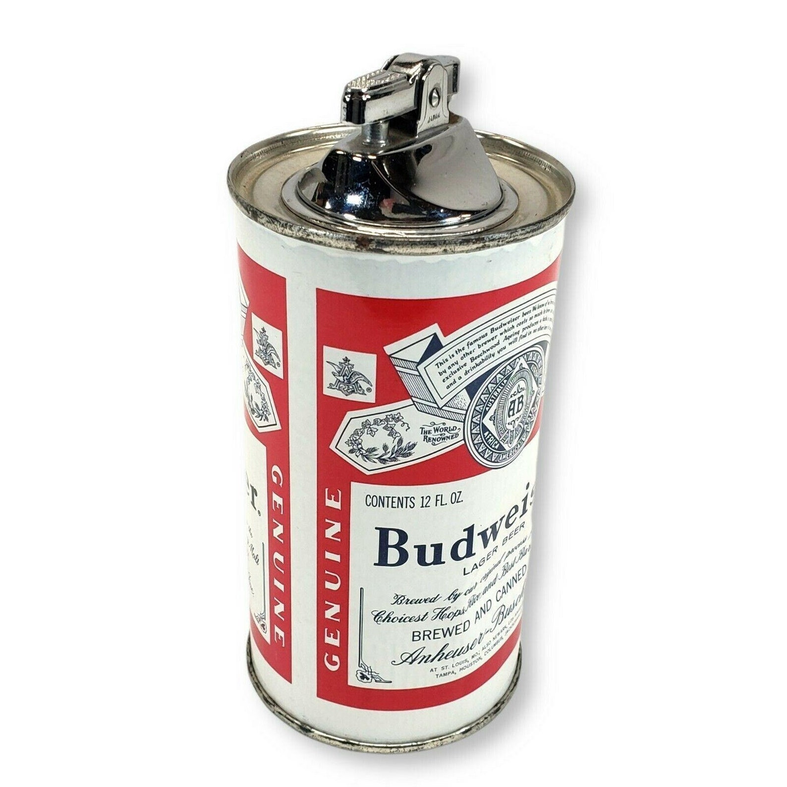 Vintage Budweiser Can Lighter & How Dry I Am Music Etsy
