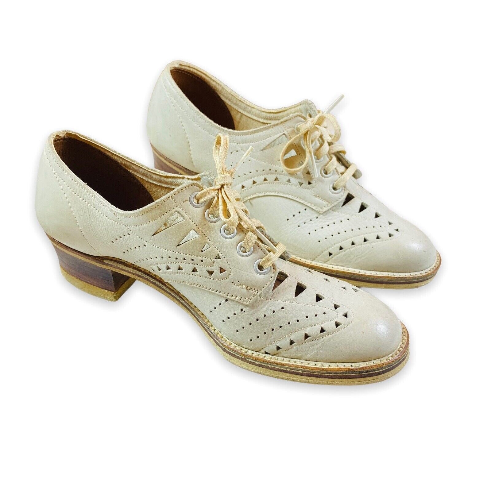 White Oxford Heels - Etsy