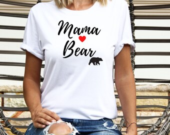 Camiseta de Mamá Osa, Camiseta de Mamá Osa, Camiseta Linda de Mamá Osa, Camiseta de Mamá Osa, Mamá Osa, Camiseta de Mamá, Camiseta de Mamá, Regalo de Cumpleaños para Mamá, Camiseta de Mamá