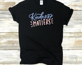 A bondade é importante, seja gentil, camisetas gráficas para mulheres, presentes de gentileza do professor, presente seja gentil, camiseta de bondade, gentil, espalhe bondade,
