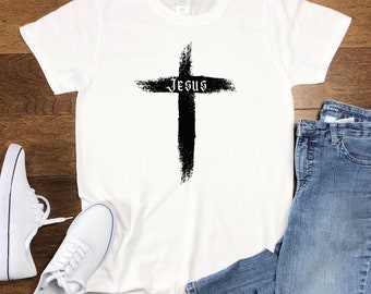 Jesus Shirt, Jesus Gift, Christian Gift, Jesus T-Shirt, Christian Shirt, Jesus Cross, Jesus Saves, Religious Shirt, Religious Gift,
