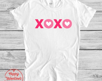 XOXO Valentines Shirt, Love Shirt, Valentines Day Shirts For Women, Women’s Cute Heart T-shirt, Cute Valentine Shirt, XOXO Shirt, XOXO Tee