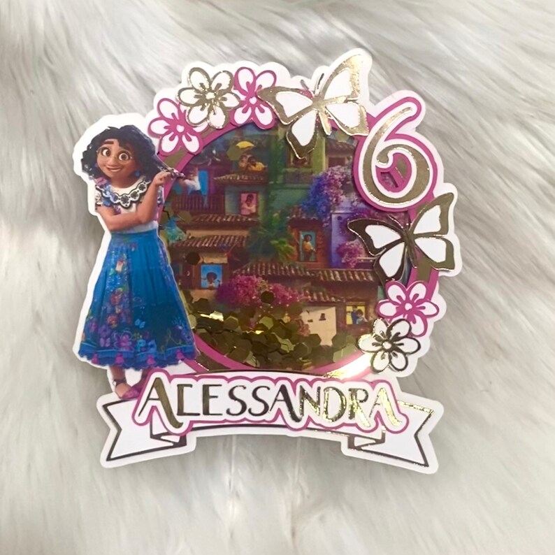 Encanto Cake Topper Mirabel Cale Topper Custom Cake Topper