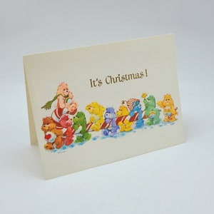 Vintage Care Bears Christmas Greeting Cards (10)