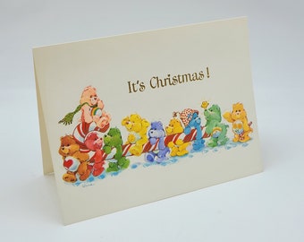 Vintage Care Bears Christmas Greeting Cards (10)