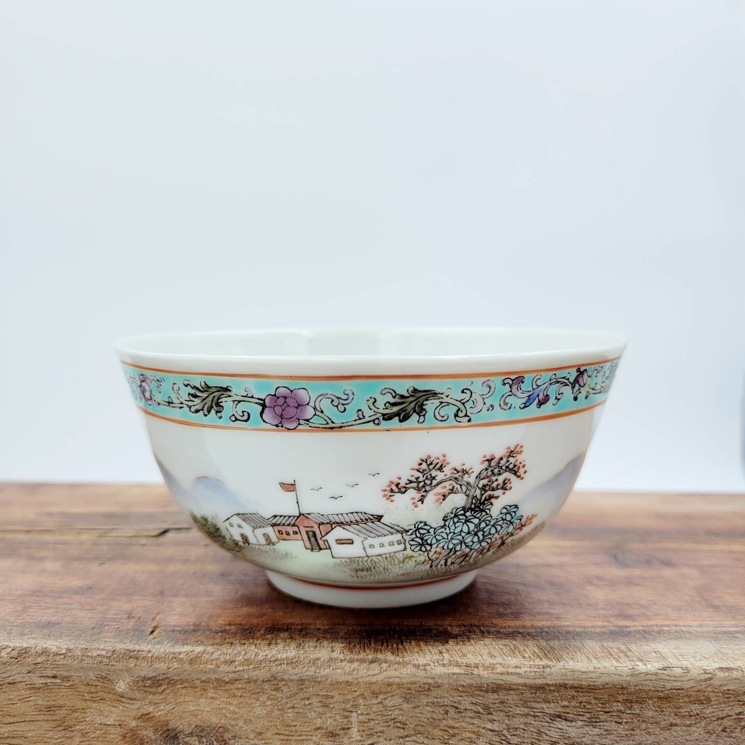 Vintage Chinese Rice Bowls 6 Cultural Revolution 19661976 Etsy