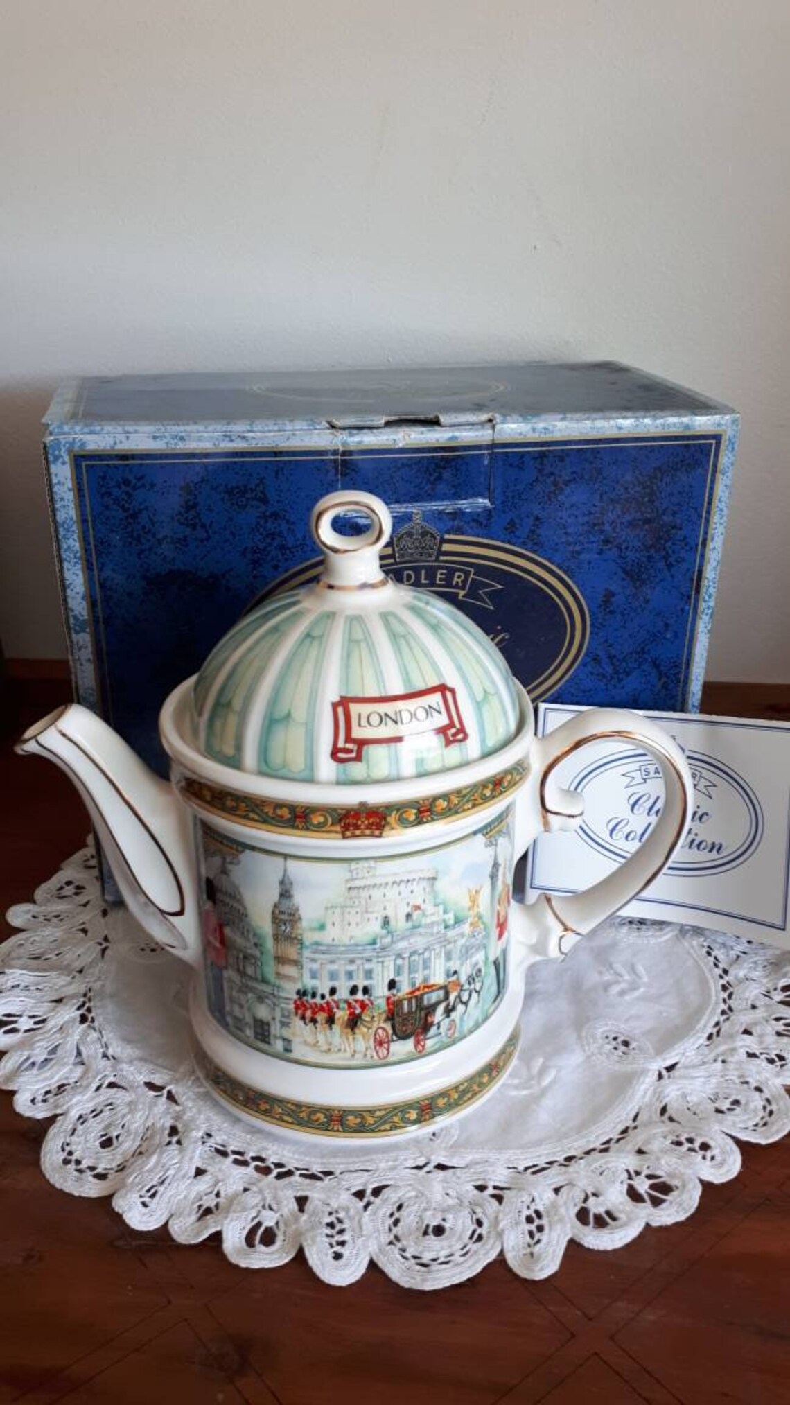 Vintage Sadler Teapot London Heritage Series Horse Etsy