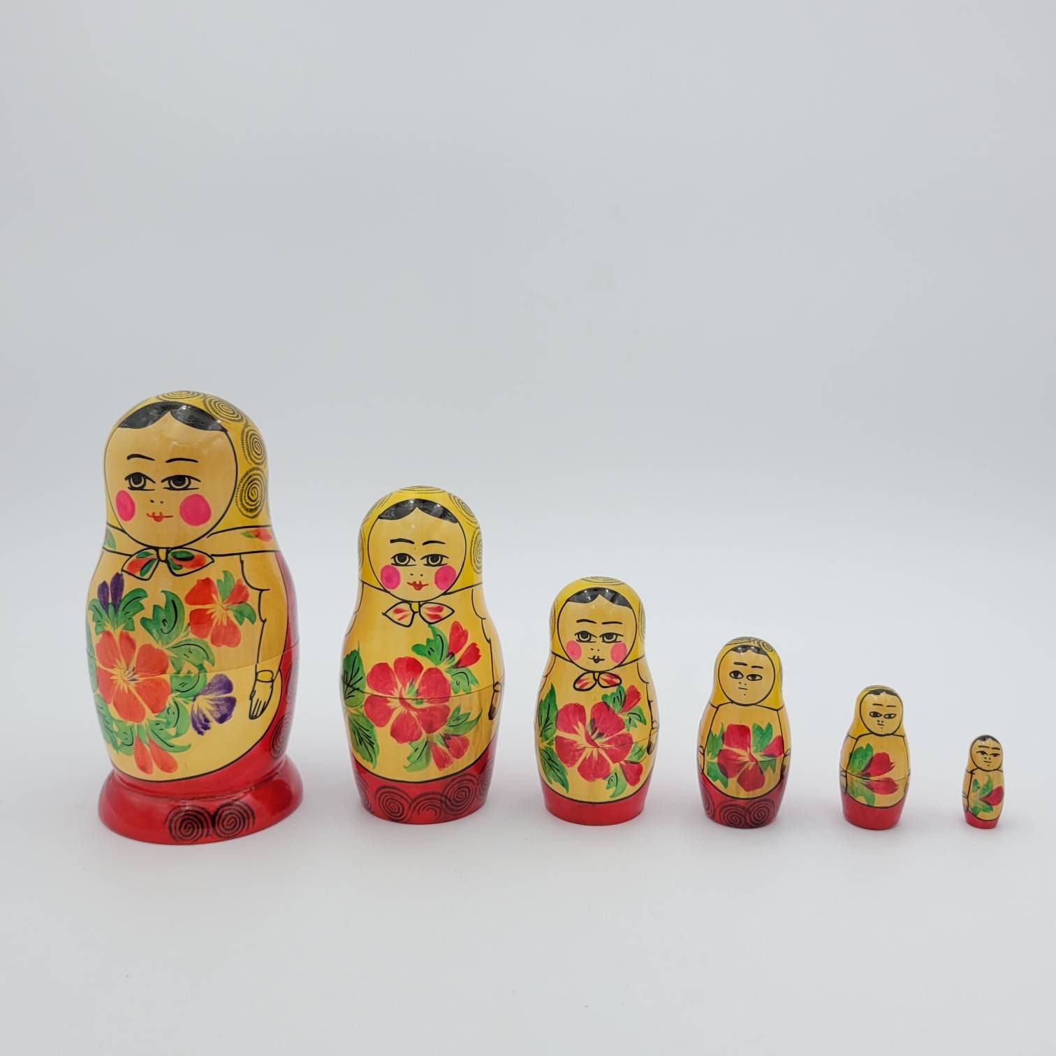 Soviet Russian Matroshka Nesting Dolls Made in USSR - Etsy Norway