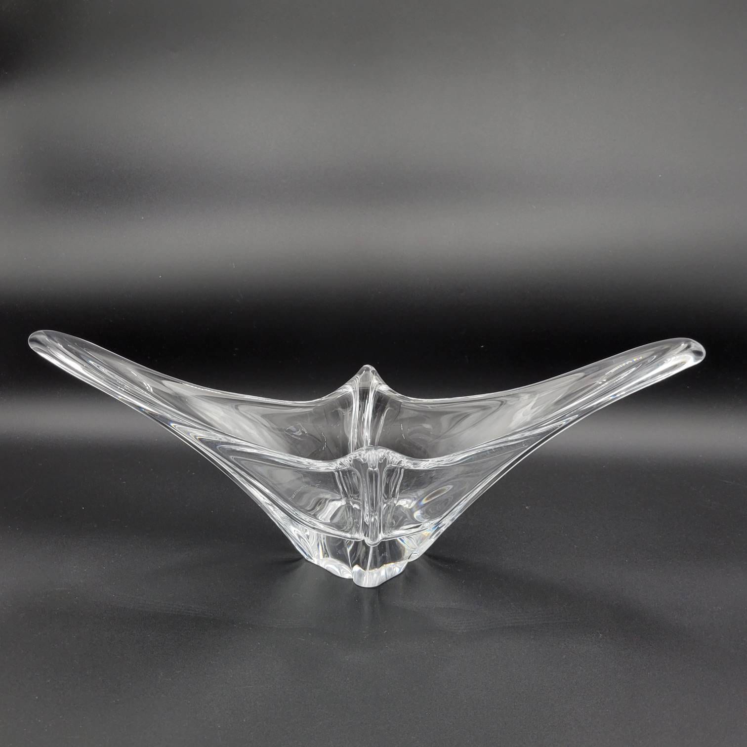 french vintage antique daum ボウル Vintage Daum splash bowl in Antique French Crystal Glass