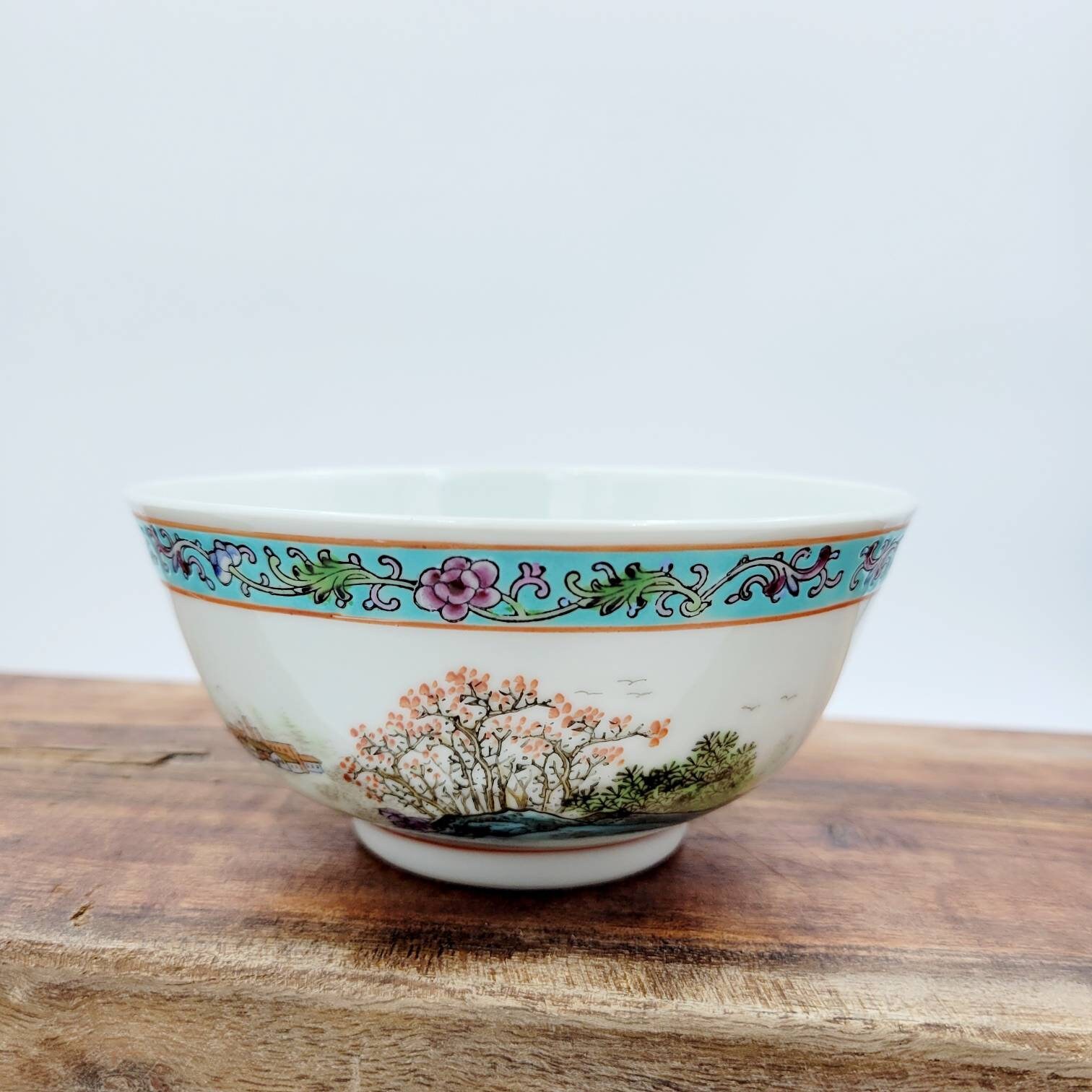 Vintage Chinese Rice Bowls 6 Cultural Revolution 19661976 Etsy