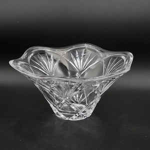 Vintage Waterford Marquis Fluted Crystal Bowl Honour Pattern