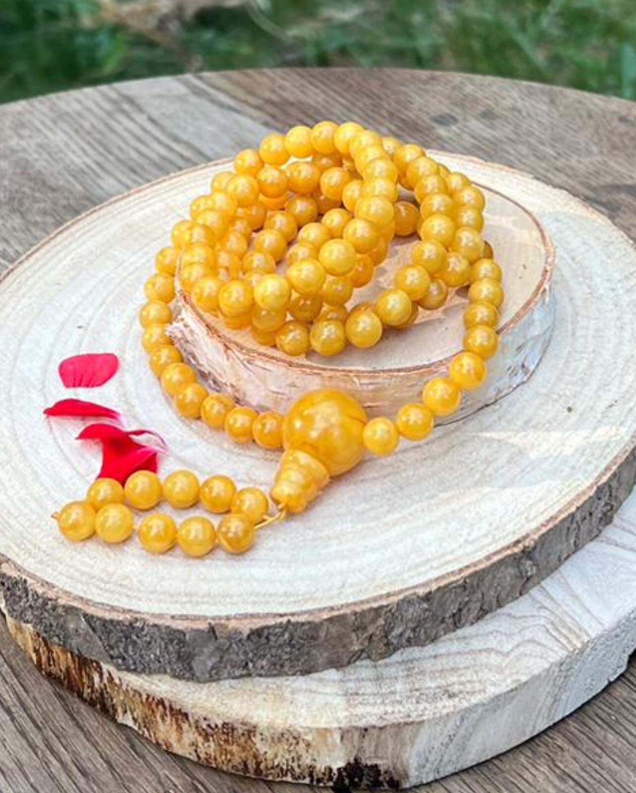 Large Tibetan Amber Beads Antique Large Natural Baltic Amber