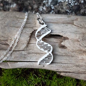 Handmade DNA Necklace - Etsy