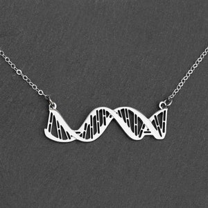 Collana DNA - Doppia elica orizzontale