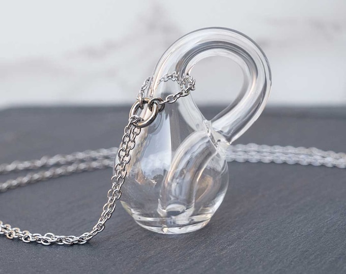 Klein Bottle Necklace | Math Science Physics Chemistry Jewelry, Unique STEM Gift for a Mathematician, Mathematics Teacher or Student, Maths
