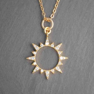 Eclipse Solar Totality Necklace | Astronomy Space Science Jewelry, Unique STEM Jewellery Gift for Scientist, Astronomer, Teacher or Student