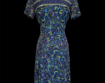 Paisley Mini Dress | Etsy