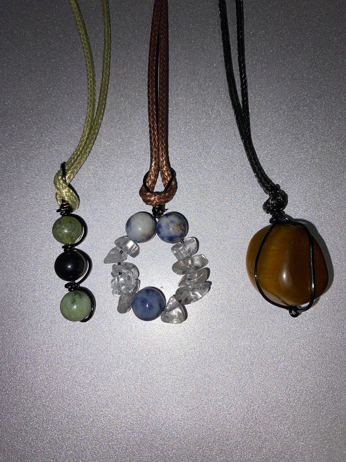 mini crystal necklace