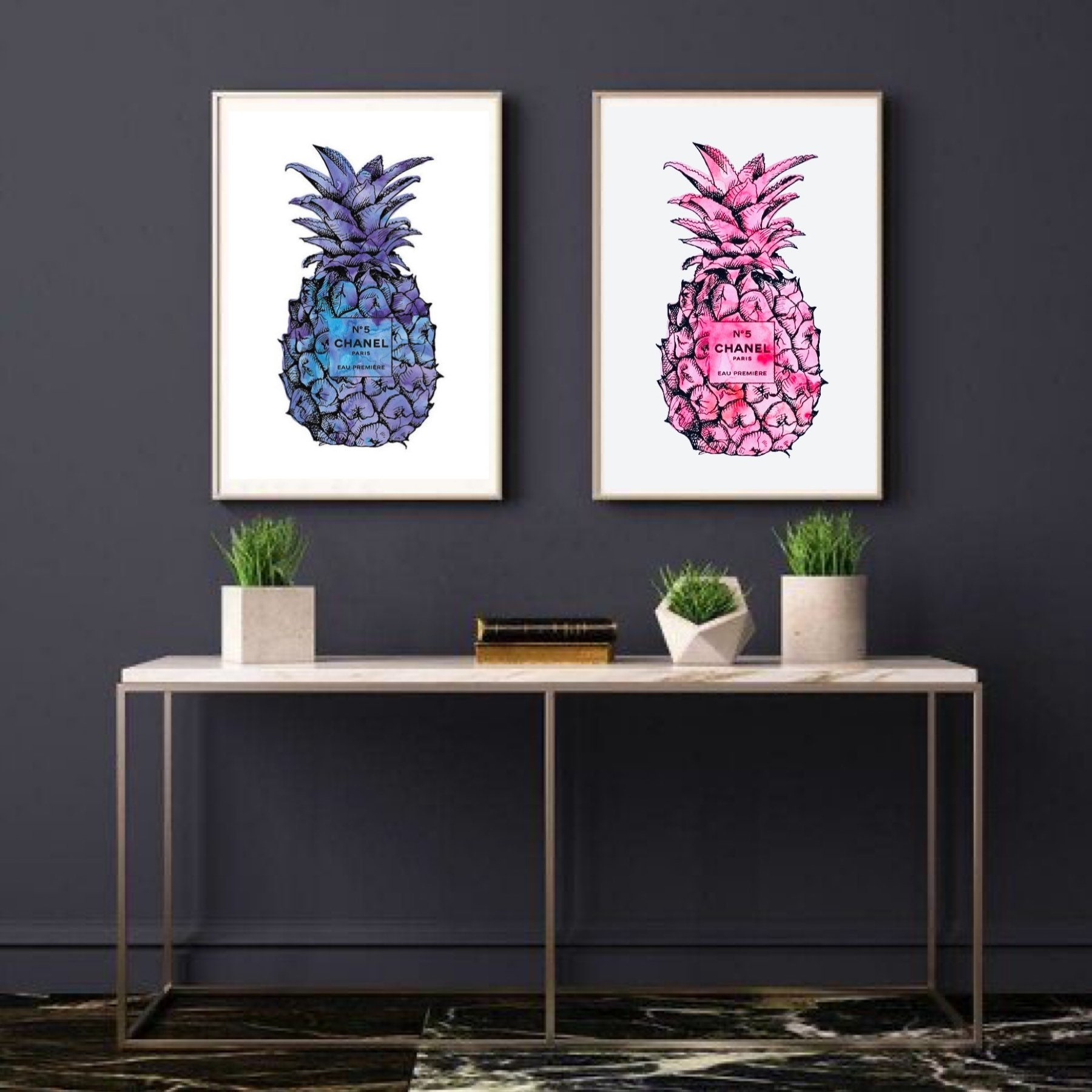 Home décor designer wall art monochrome mur art prints Etsy