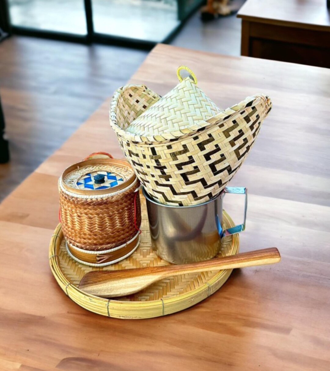 Sticky Rice Steamer Set of 6 Pcs, Size 7 Inches Etsy